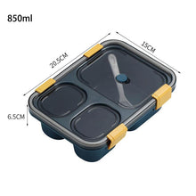 LIHONG Wholesale Plastic Bento Box Canteen Students Microwave Heating Adult Office Lunch Boxes