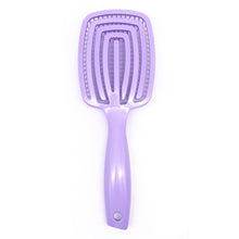 3D 360 Curved Wave Wet Dry Hair Hollow Out Detangling Hairbrush Straight Curly Hair Scalp Massage Comb