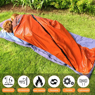 PE Emergency sleeping bag aluminized film sleeping bag insulation sleeping bag