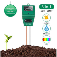 Digital Soil PH Meter 3 in 1 Moisture Sensor Sunlight Soil Test kit for Plants Flowers Acidity Moisture Measurement Tools