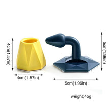 Silicone Door Stopper Rubber Floor Holder Door Against Impact Double-side Wall Protection Anti-Collision Door Dumper