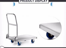 High Quality Platform Luggage Cart Two Wheel Portable Aluminum Hand Truck