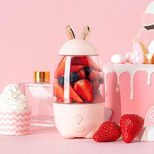 330mL Lovely Rabbit Household Portable USB Rechargeable Juicer Cup Fruit Blender Mixer Device mini size Fruit Juicer