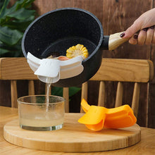 Anti-spill Pots Round Edge Deflector Pour Soup Funnel Duckbill Diversion Mouth Kitchen Dedicated Strainer