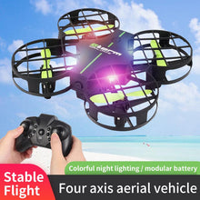 Mini UAV small airplane, small boy remote control airplane, pupil four axle aircraft, children's toy