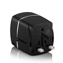 BONAZZA Universal International Travel Adapter Kit with 4Amps 4 USB Ports - UK, US, AU, Europe All in One Plug Adapter - Over 150 Countries & USB Power Adapter for iPhone, Android, All USB Devices