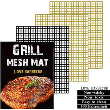 Non-Stick BBQ Mesh Grilling Bag Heat Resistance BBQ Baked Bag Grilling Baking Reusable Non-Stick Mesh Grilling Bag BBQ Tools