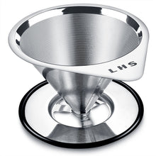 Pour Over Coffee Filter Stainless Steel  Reusable Coffee Dripper Coffee