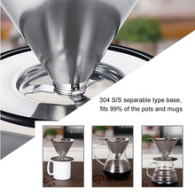 Pour Over Coffee Filter Stainless Steel  Reusable Coffee Dripper Coffee