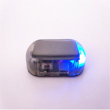 Solar USB powered car alarm light anti-theft warning flash red and blue new product update (buy one get one free)