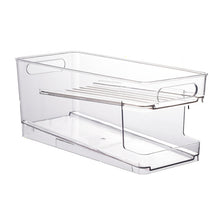 Kitchen Fridge Organizer Bins Can Drink Dispenser Holder Refrigerator Freezer Cabinets Clear Plastic Food Pantry Storage Rack