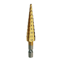 3-12 4-12 4-20 4-32mm HSS Straight Groove Step Drill Bit Titanium Coated Wood Metal Hole Cutter Core Cone Drilling Tools Set