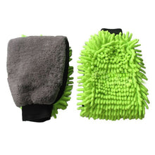 Waterproof Car Wash Microfiber Chenille Gloves Thick Car Cleaning Mitt Wax Detailing Brush Auto Care Double-faced Glove