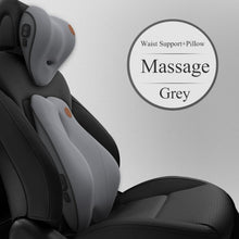 Car Massage Neck Support Pillow Office Seat Back Support Headrest Pillow Simulation Human Massage Travel Home Pillow 2021 New