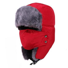 2021 New Balaclava Earflap Bomber Hats Caps Scarf Men Women Russian Trapper Hat Trooper Earflap Snow Ski Hat Cap With Scarve