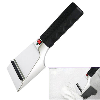 Ice Scraper Heating Snow Shovels Magic Car Window Windshield Clean Snow Remove Round Scraper