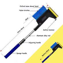 3-in-1 Foam Handle Car Cleaning Detachable Winter Machine Snow Brush Snow Shovel Water Remover Ice Scraper